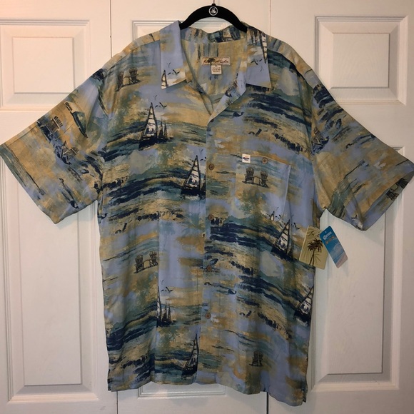 NWT Joe Marlin Hawaiian Men’s Shirt - Picture 2 of 7